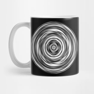 Black White circle Mug